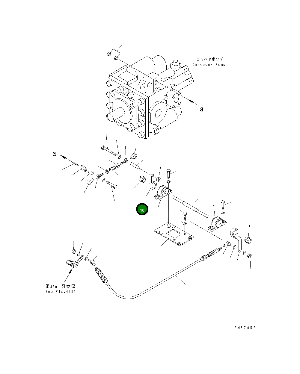Рычаг 277-43-54180 Komatsu