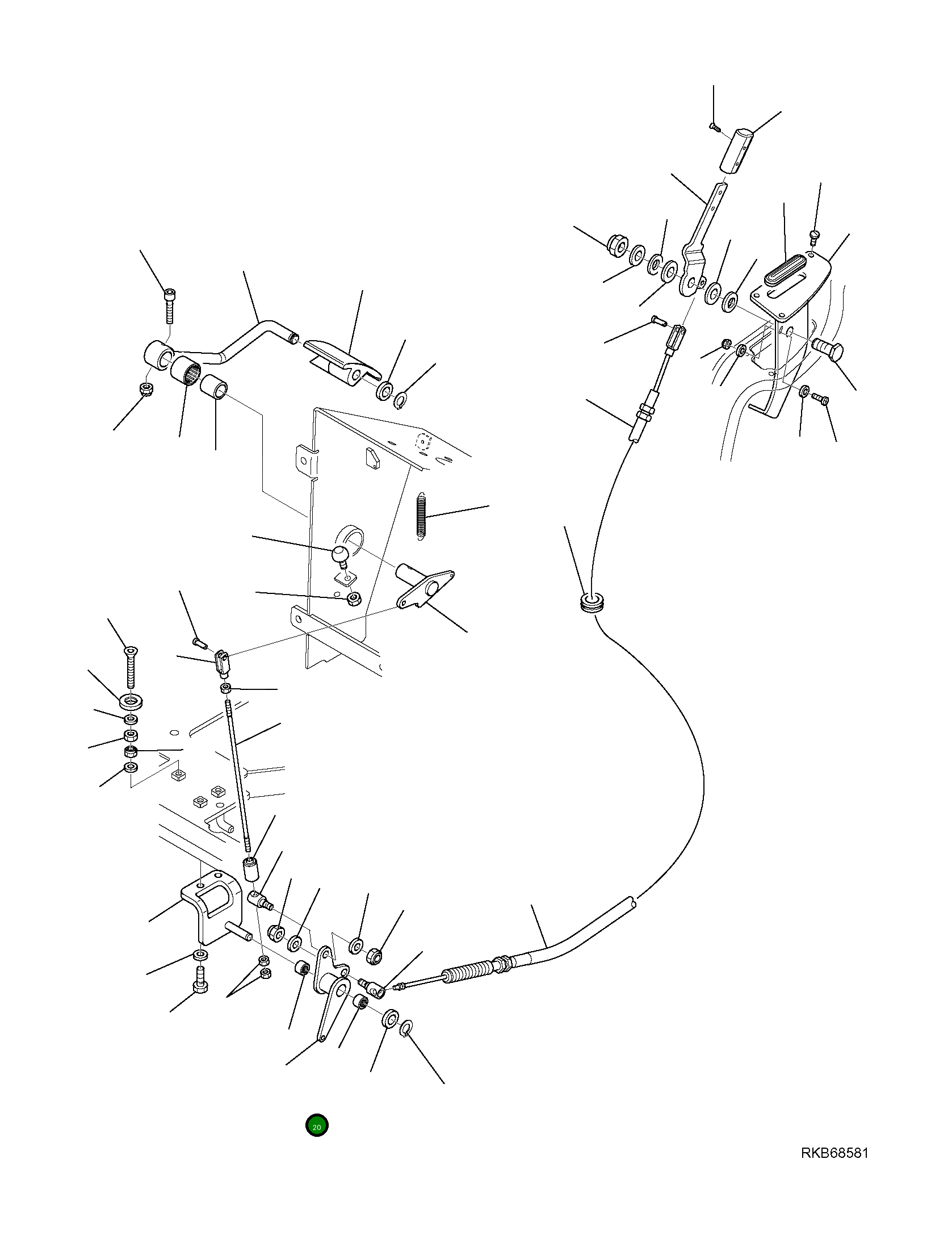 Рычаг 42N-43-15810 Komatsu