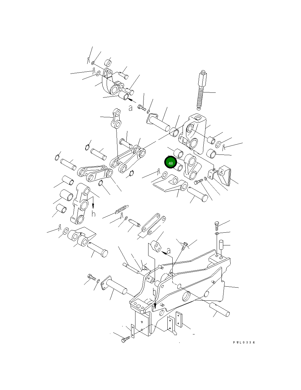 Рычаг 170-33-12660 Komatsu