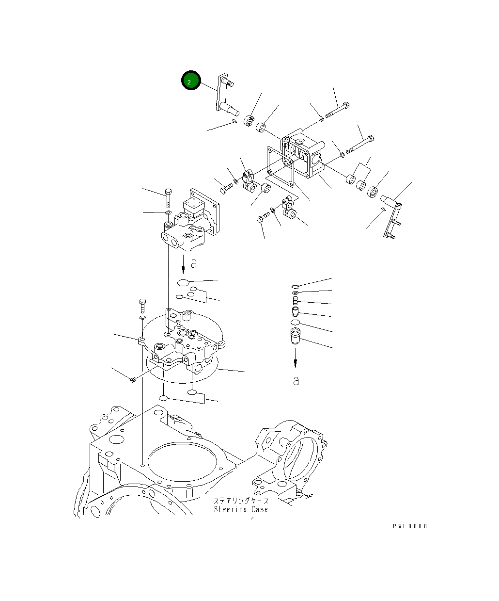 Рычаг 17A-40-12220 Komatsu