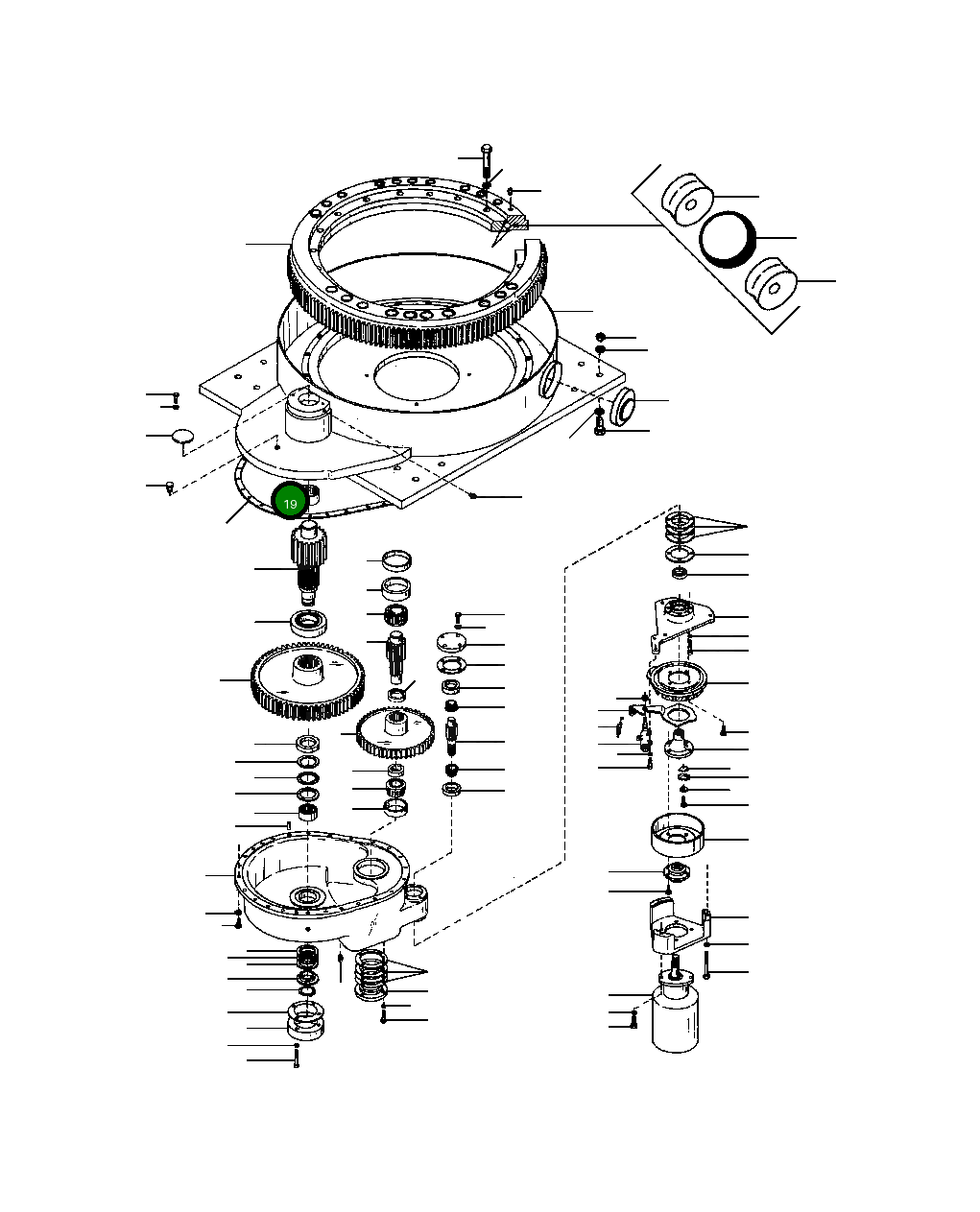 Подшипник 51 054 Komatsu