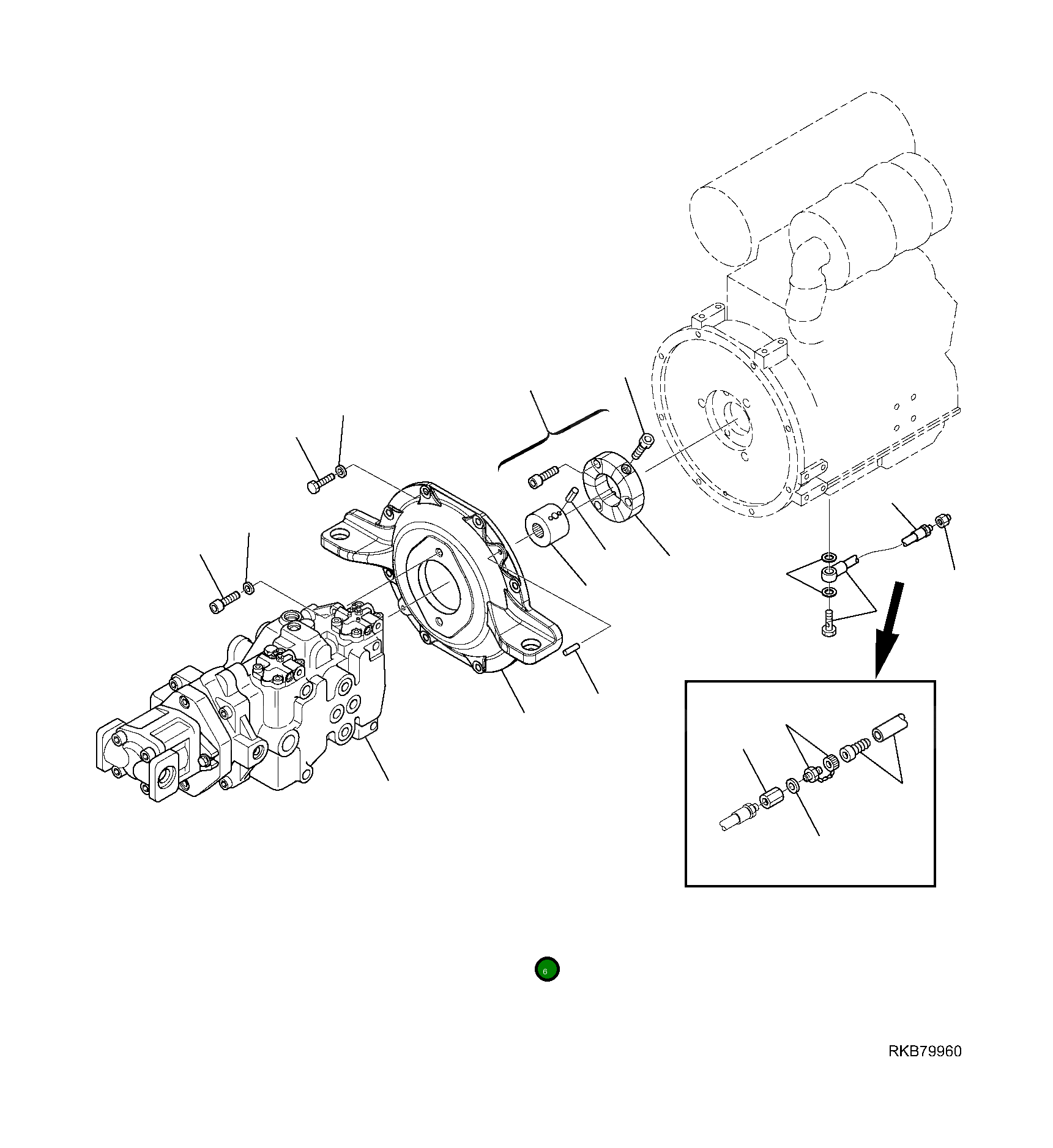 Крышка 37A-01-11400  Komatsu