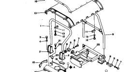 Крышка 131-973-1240 Komatsu