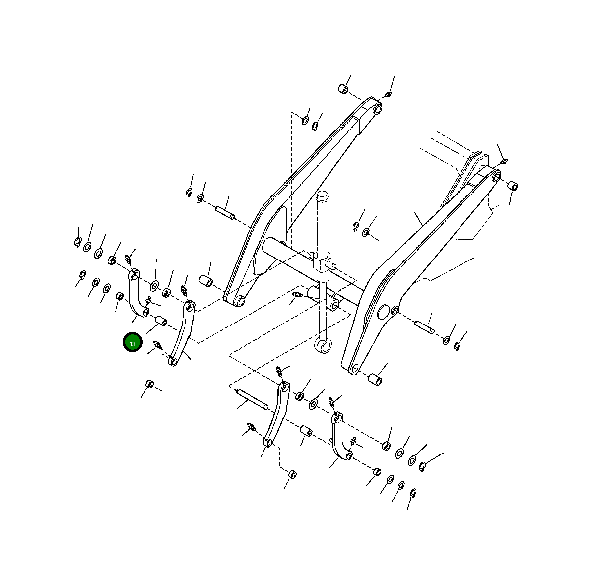 Рычаг 42N-70-11720 Komatsu
