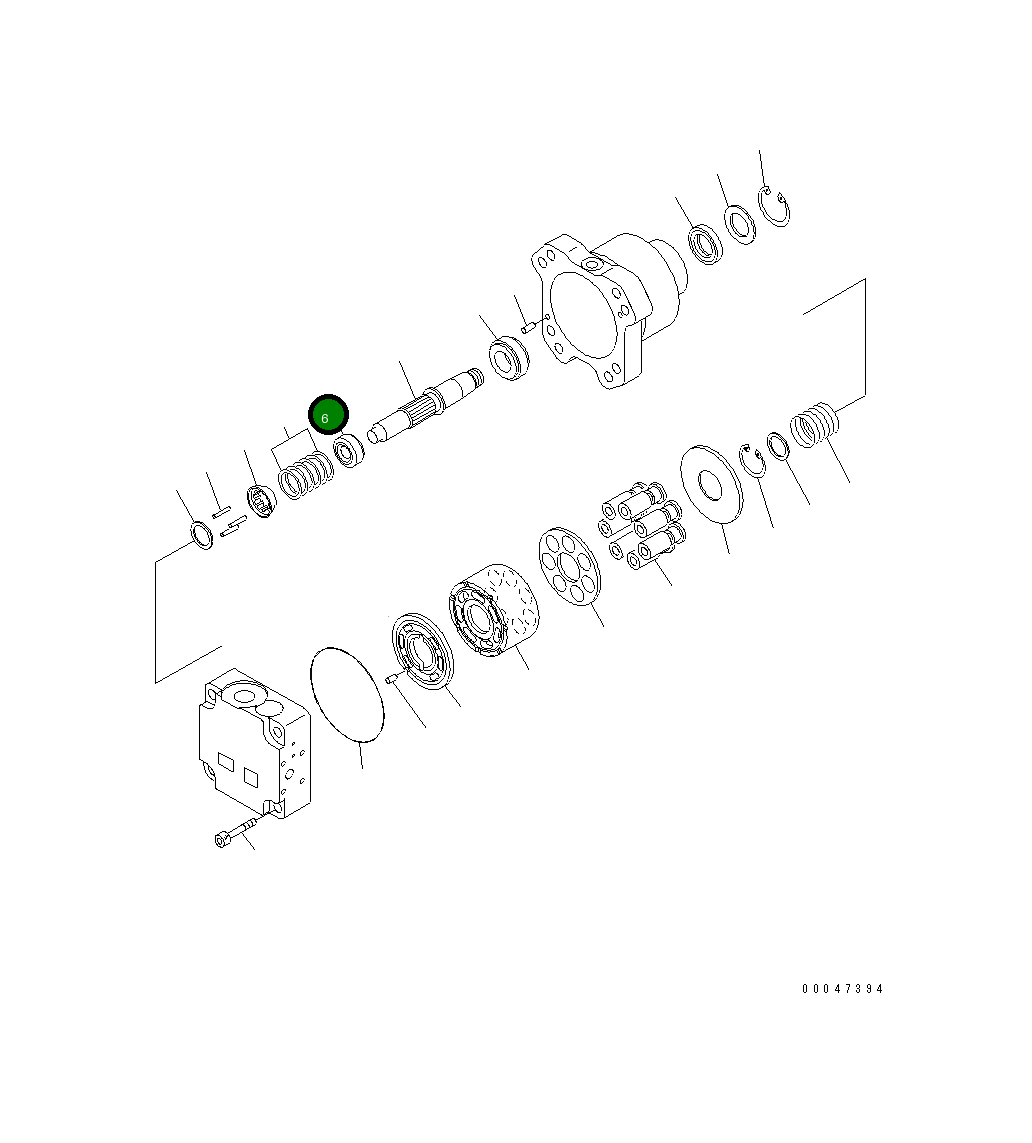 Подшипник 708-7T-12530 Komatsu