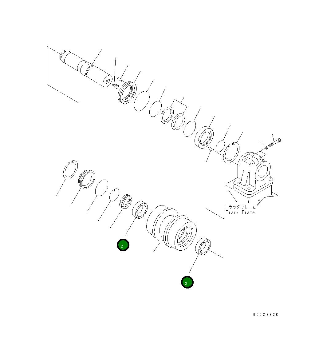 Подшипник 19M-30-15140 Komatsu