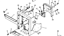 Крышка 196-90-21130 Komatsu