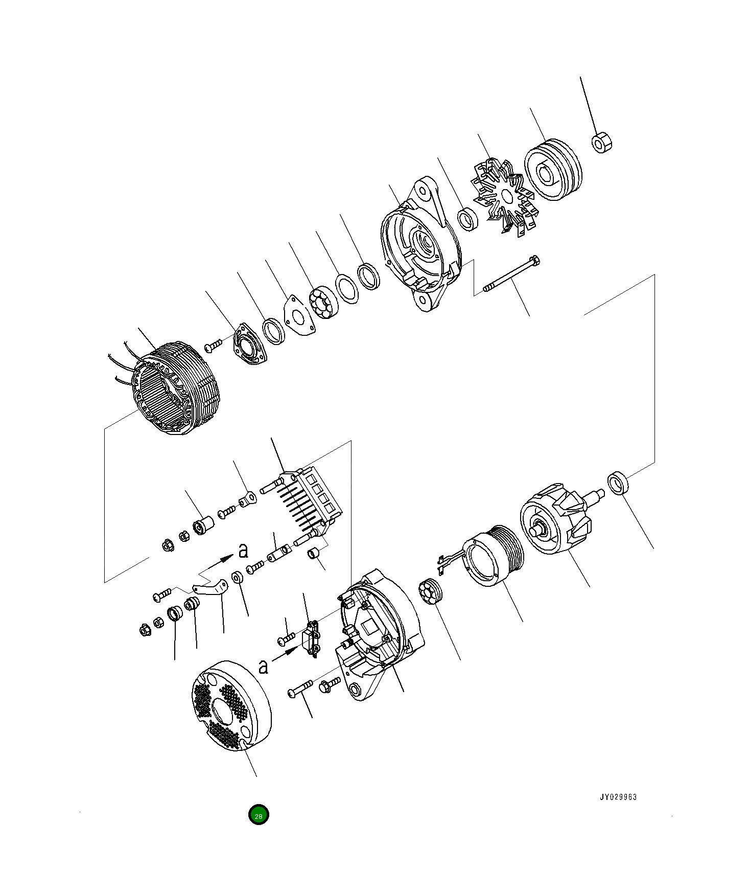 Крышка KD0-35761-0318 Komatsu