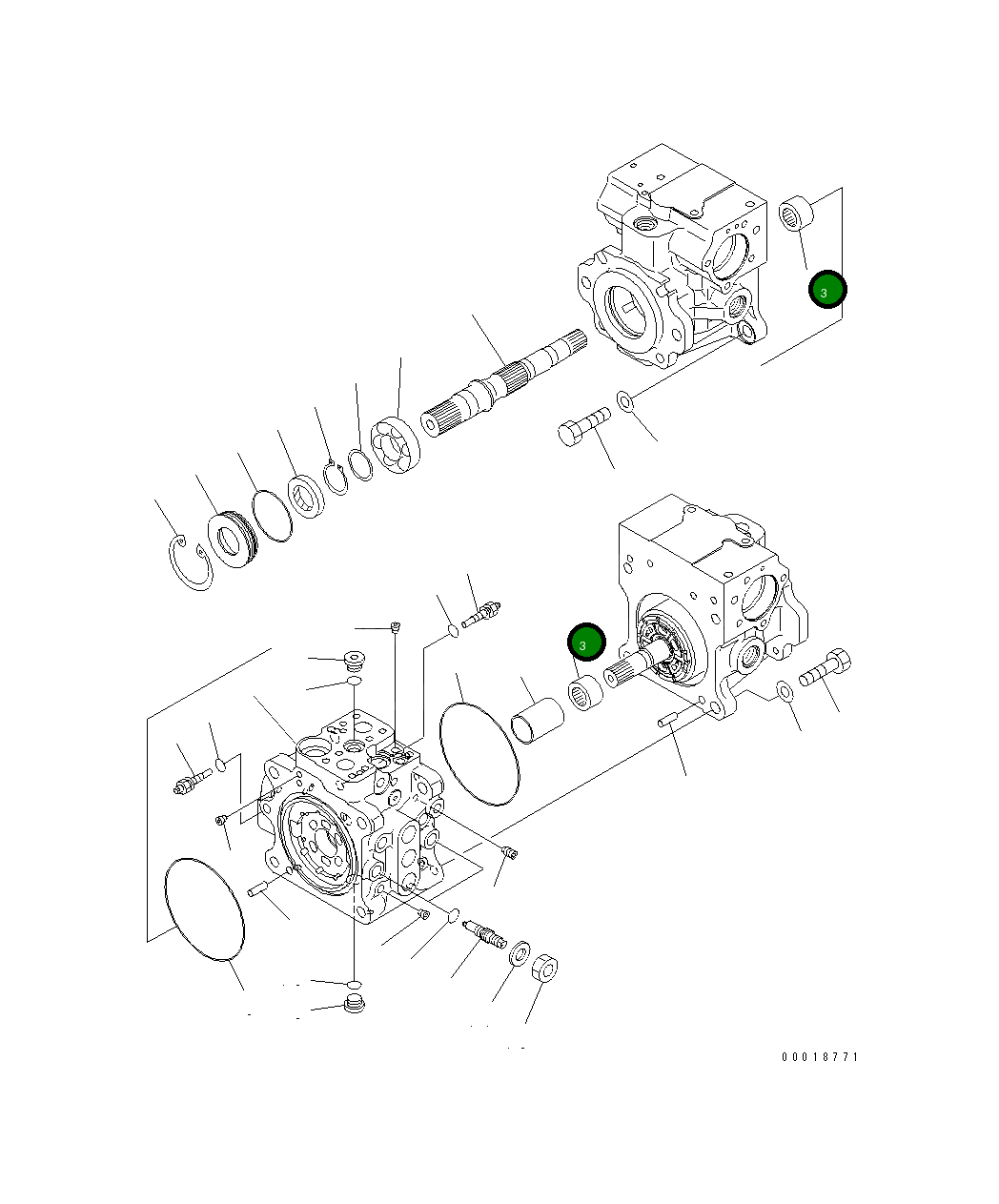 Подшипник 708-2M-12250 Komatsu
