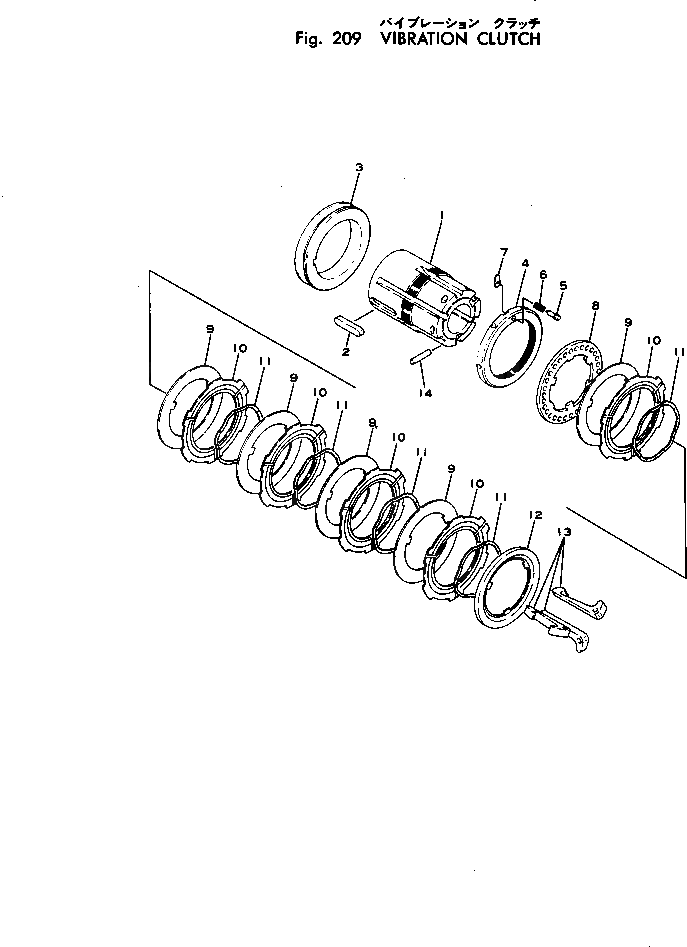 Рычаг 2691-3-12940 Komatsu