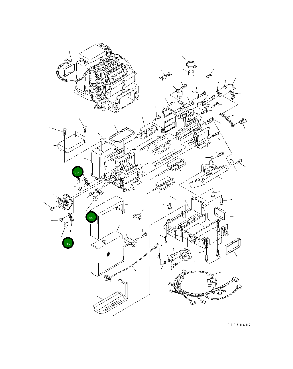 Рычаг AN56571-40470 Komatsu