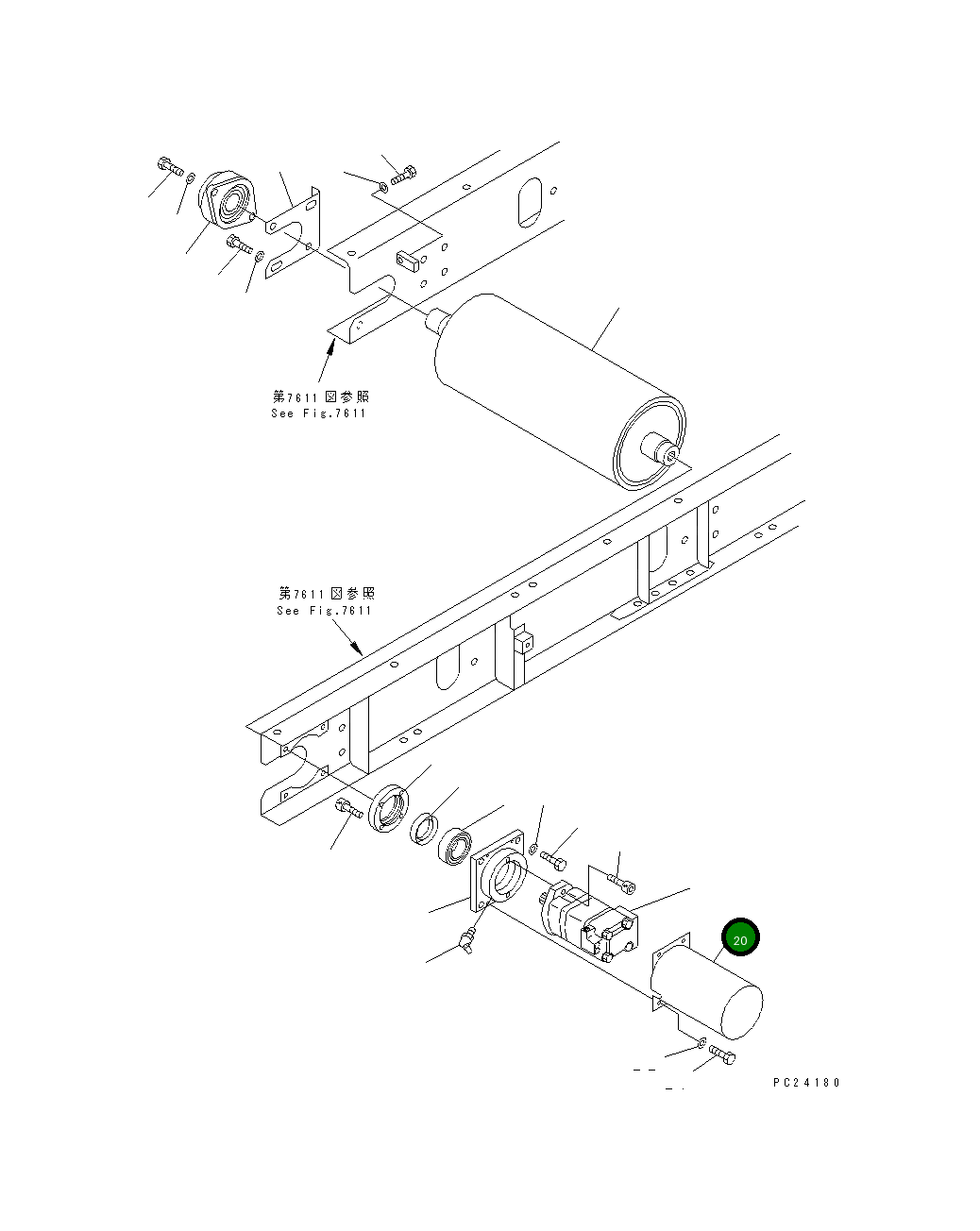 Крышка 8248-75-4330  Komatsu