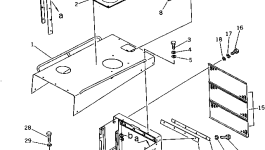 Крышка 233-54-22510 Komatsu