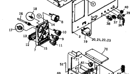 Клеммная плата выходная DY80818-60103 Komatsu
