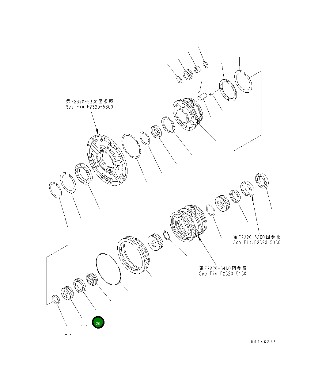 Подшипник 06330-06921 Komatsu