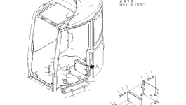 Крышка 22U-06-21580 Komatsu