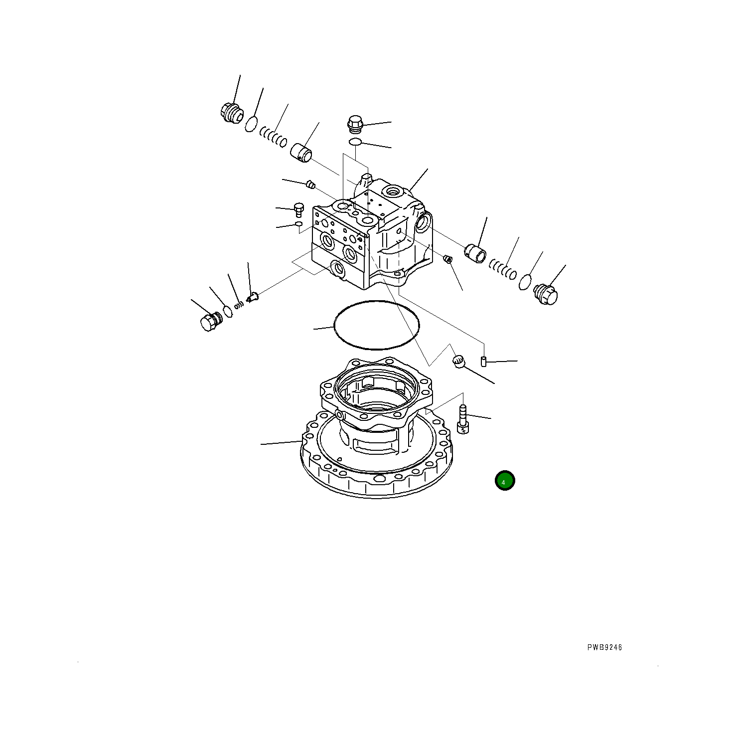 Подшипник 706-75-40010 Komatsu
