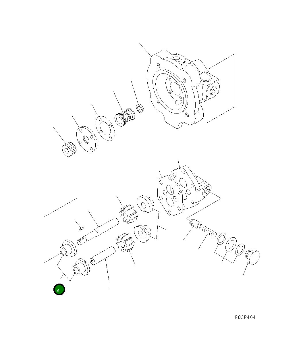 Подшипник EB15GP-051-1 Komatsu