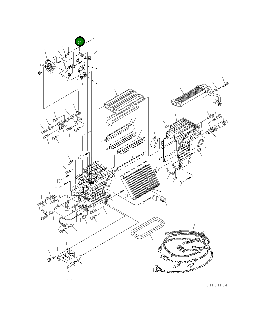 Рычаг AN51571-43890 Komatsu