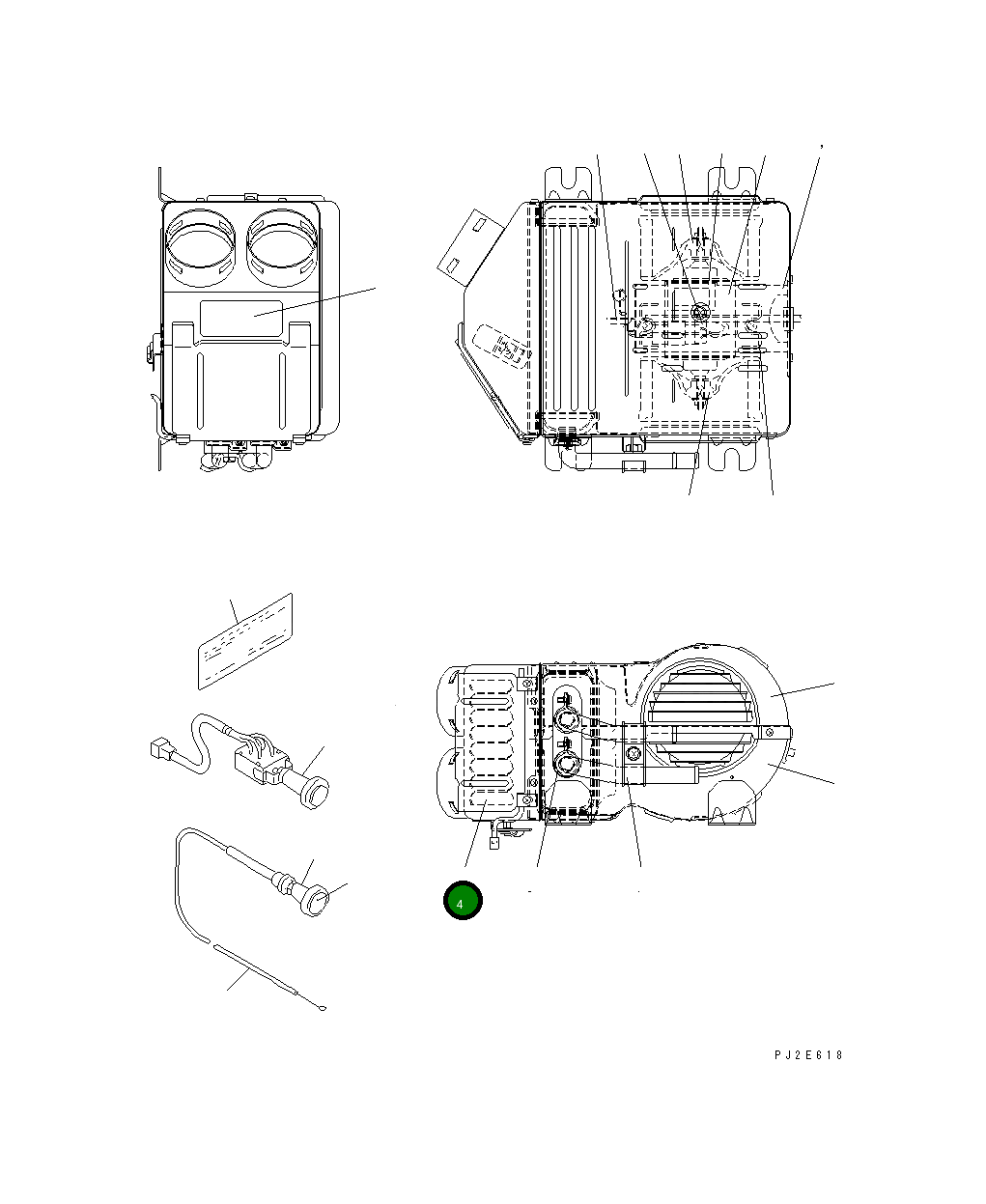 Крышка ND1166102831 Komatsu