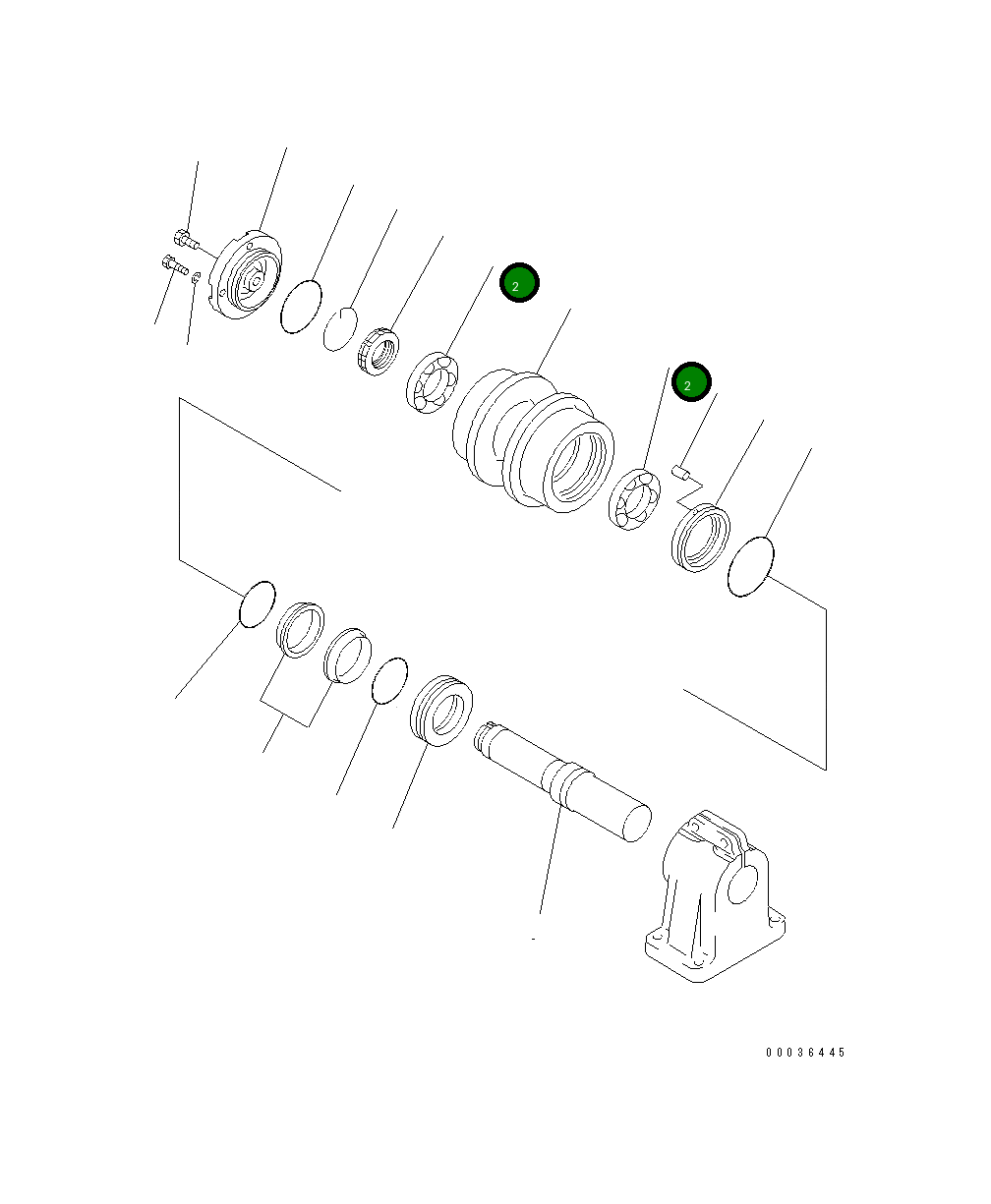 Подшипник 06000-32215 Komatsu