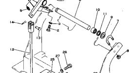 Вал 130-43-66140 Komatsu