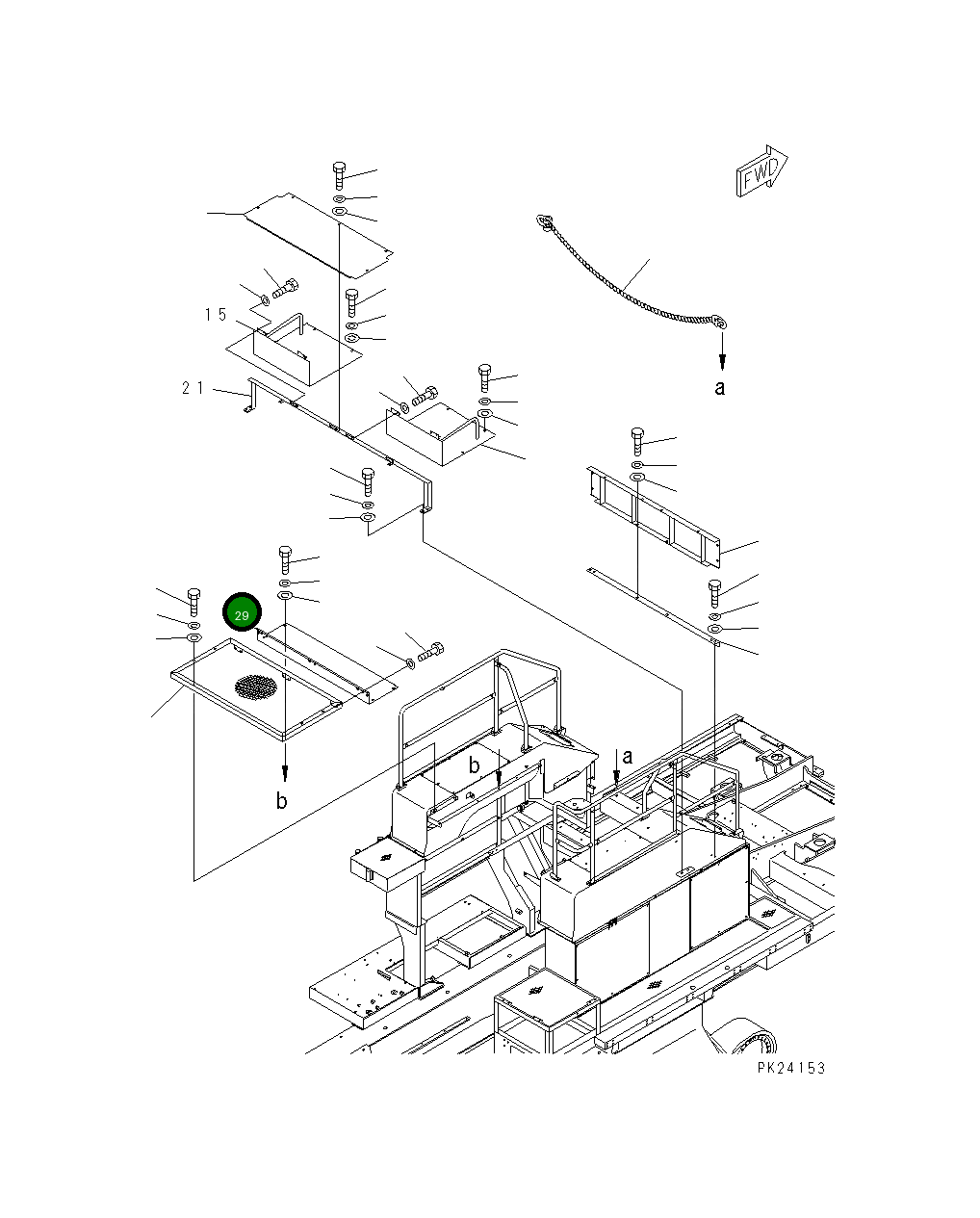 Крышка 8248-54-1910  Komatsu