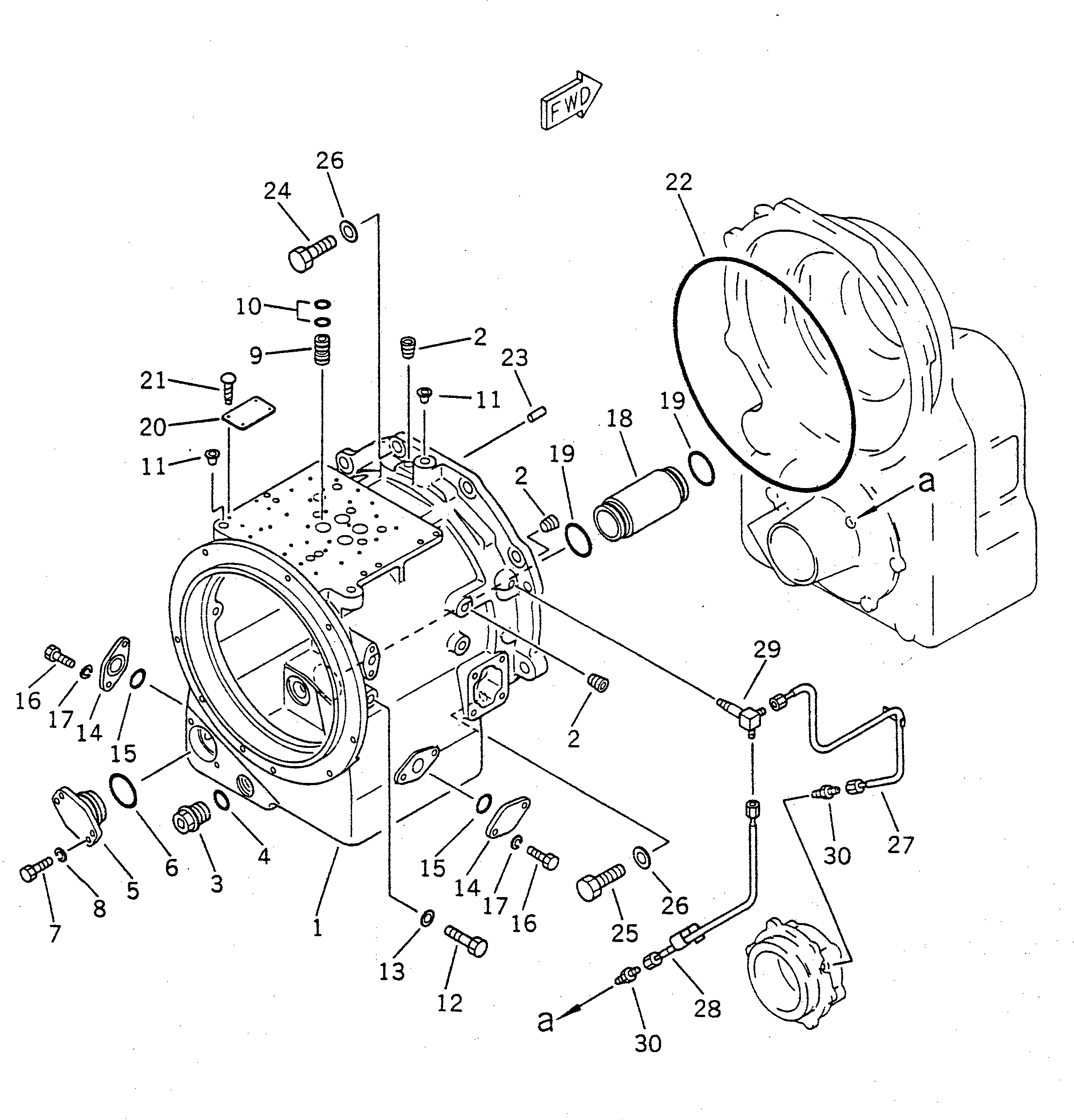 Крышка 20F-15-11420 Komatsu