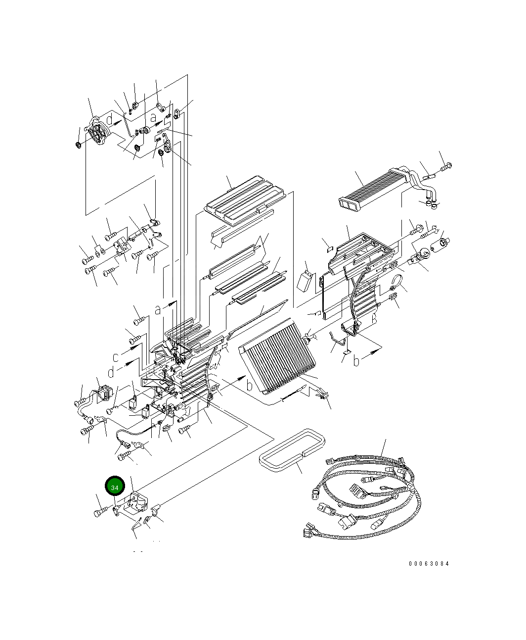 Рычаг AN51571-44120 Komatsu