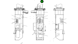 Крышка MH358-3221000 Komatsu