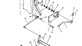 Рычаг 135-43-33880 Komatsu