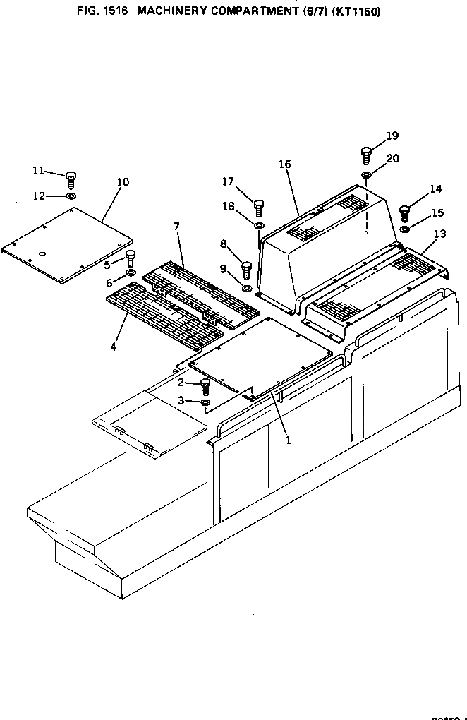 Крышка 209-54-31250 Komatsu