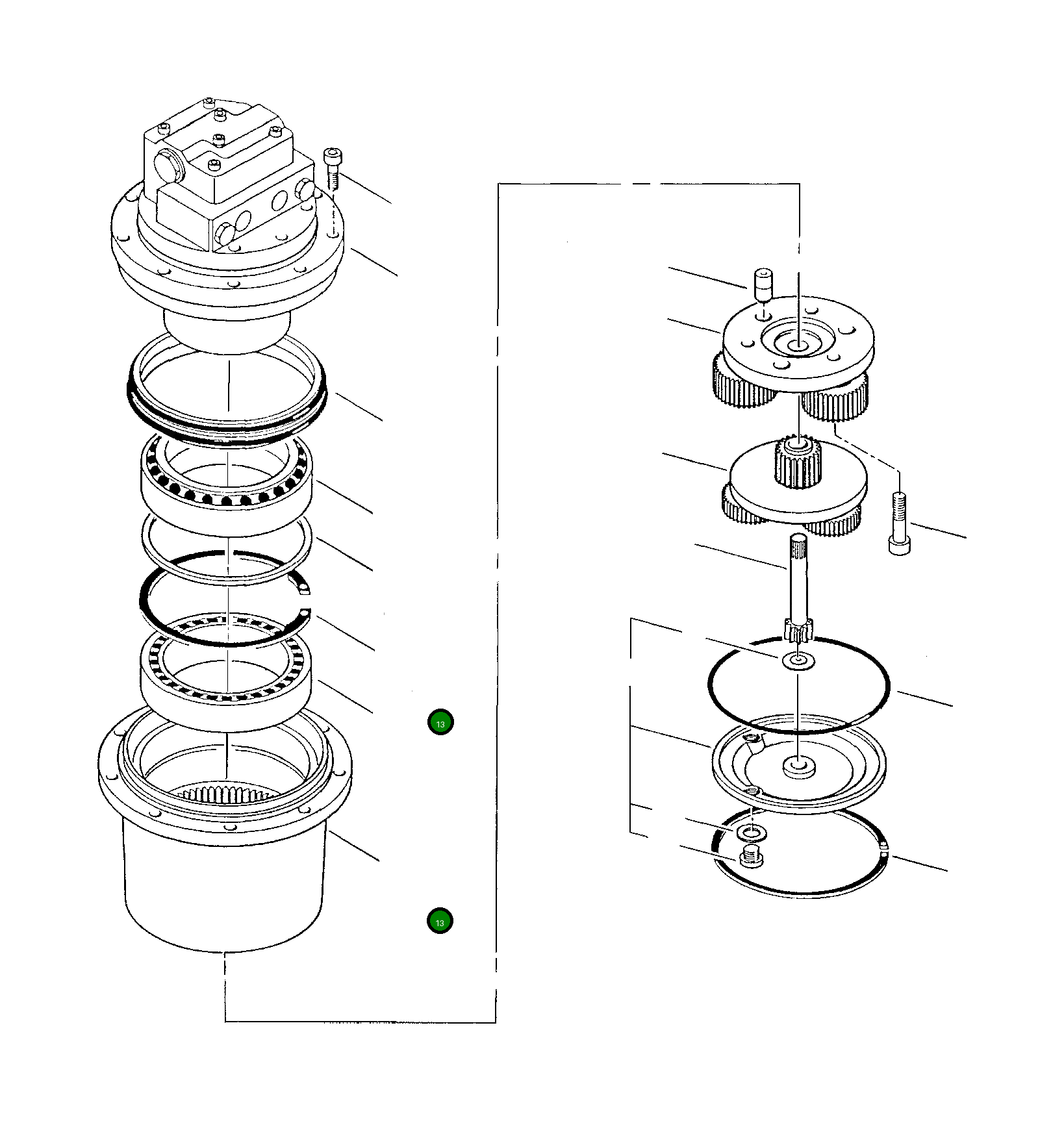 Подшипник 843200027 Komatsu