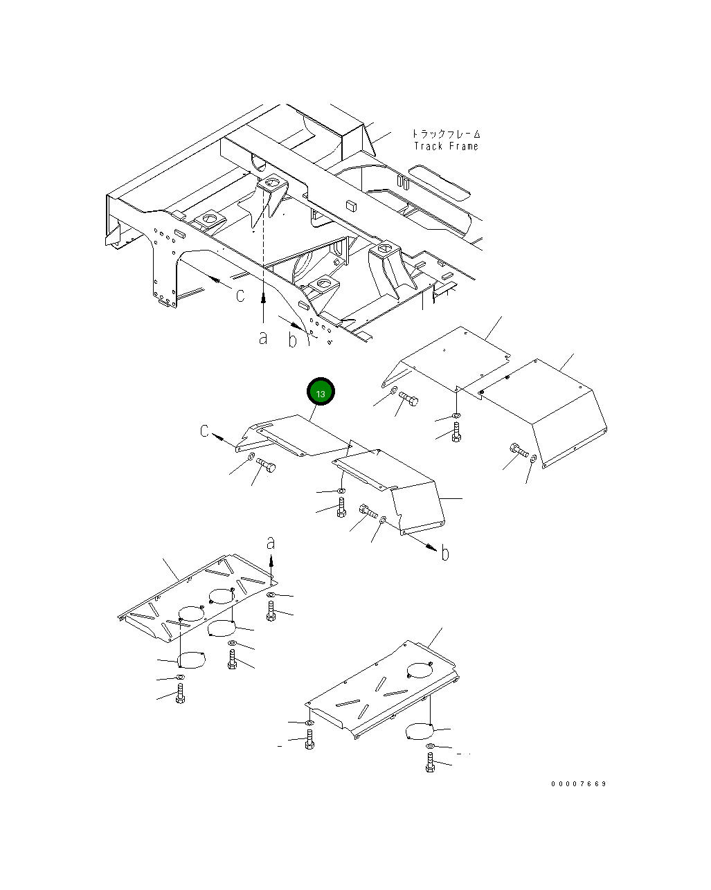Крышка 8296-54-1350  Komatsu