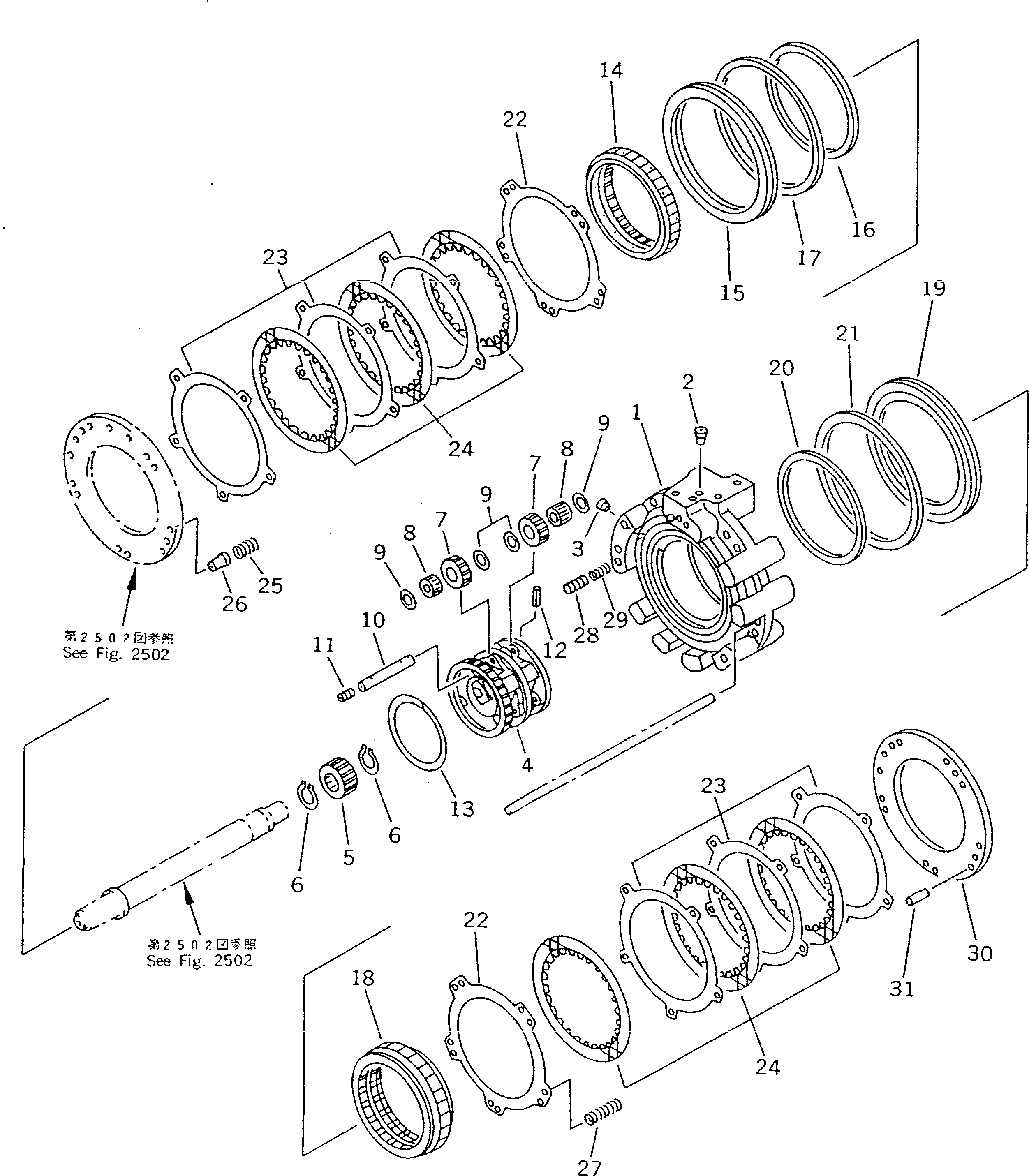 Подшипник 362-15-19410 Komatsu
