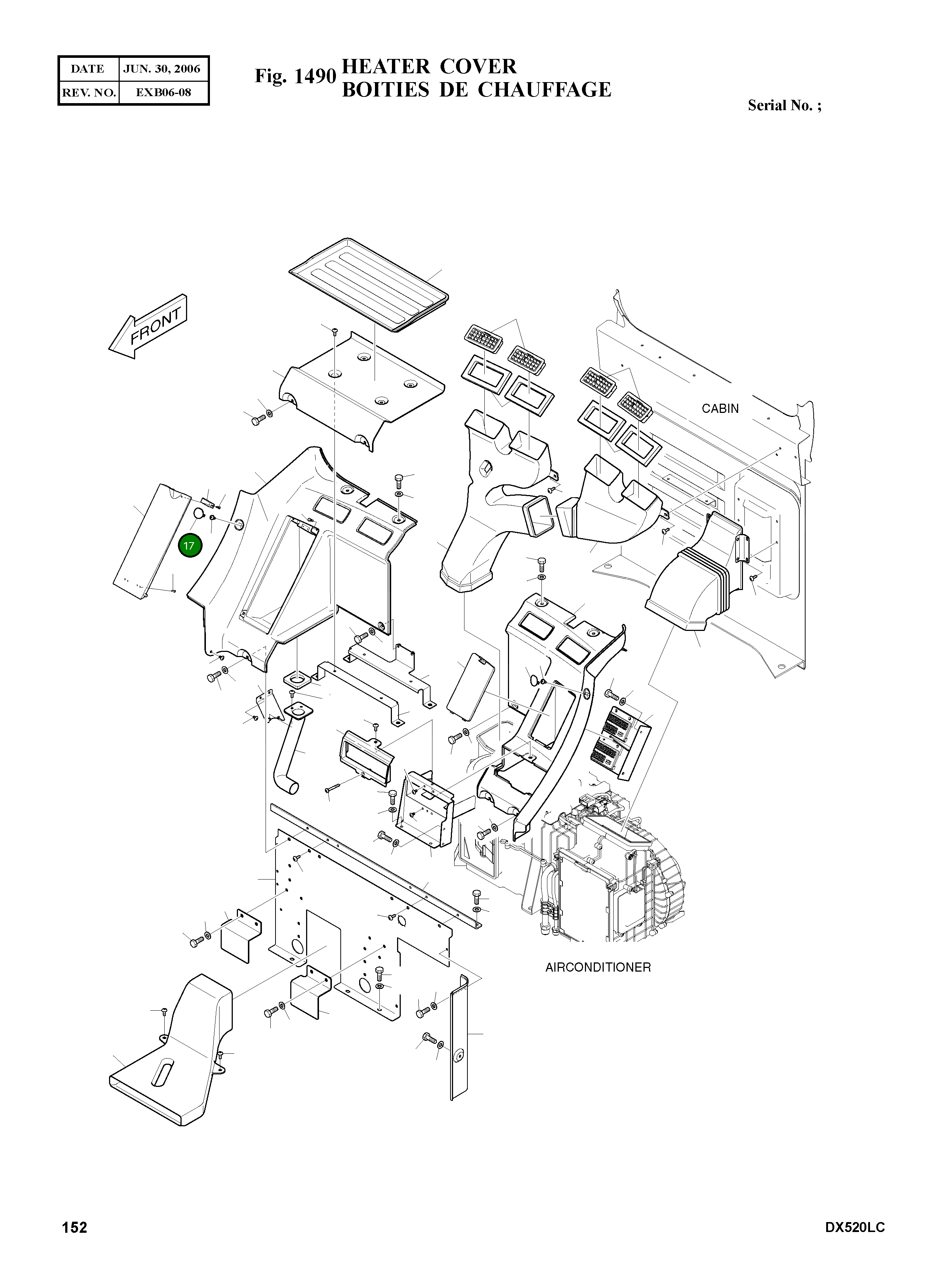 Крышка K1005344A Komatsu