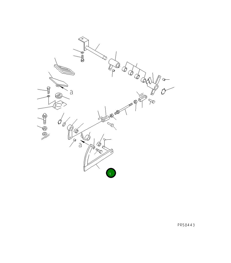 Рычаг 234-43-51810 Komatsu