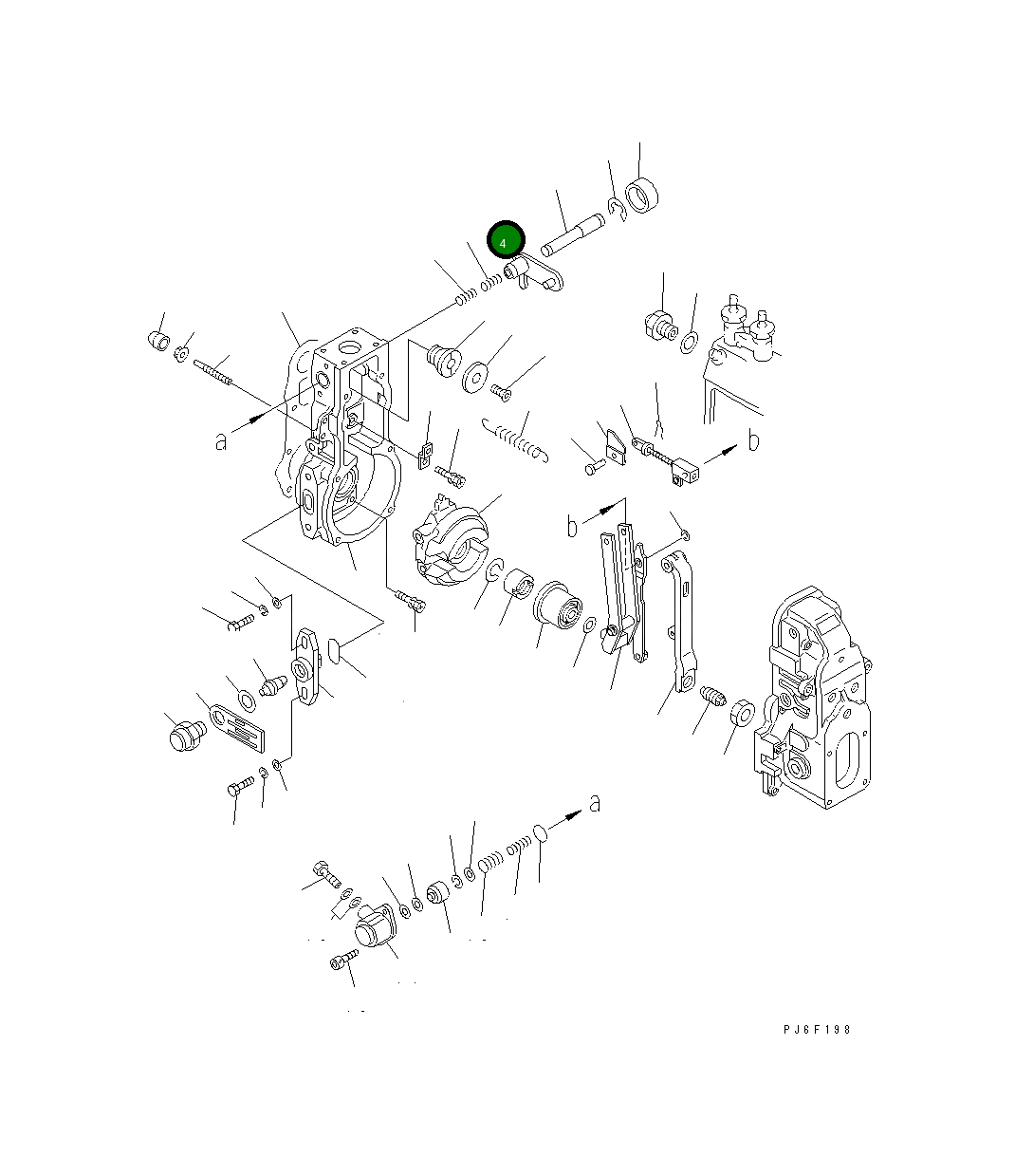 Рычаг DK154415-3320 Komatsu