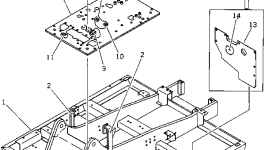 Крышка 205-966-3721 Komatsu