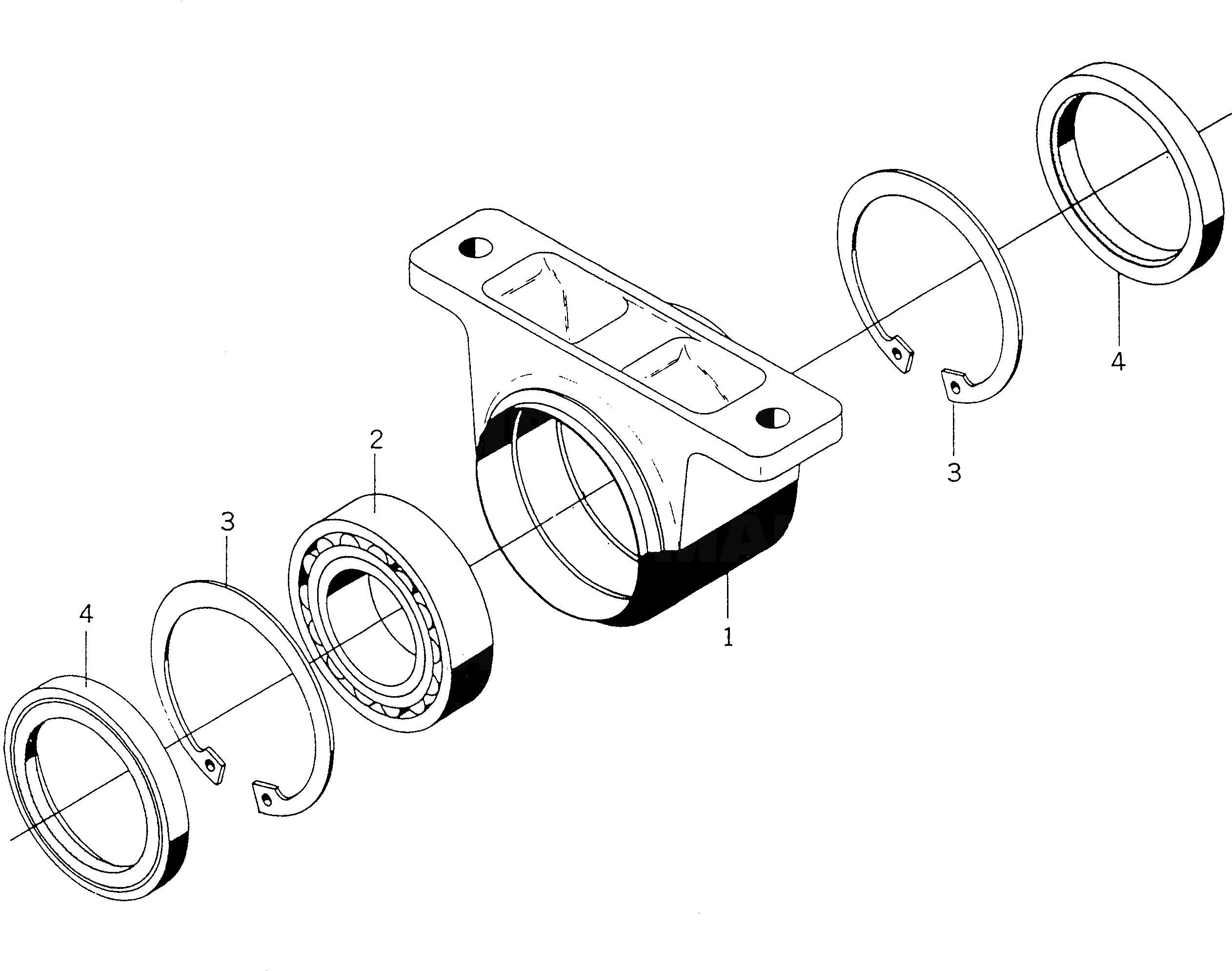 Подшипник BW053606 Komatsu