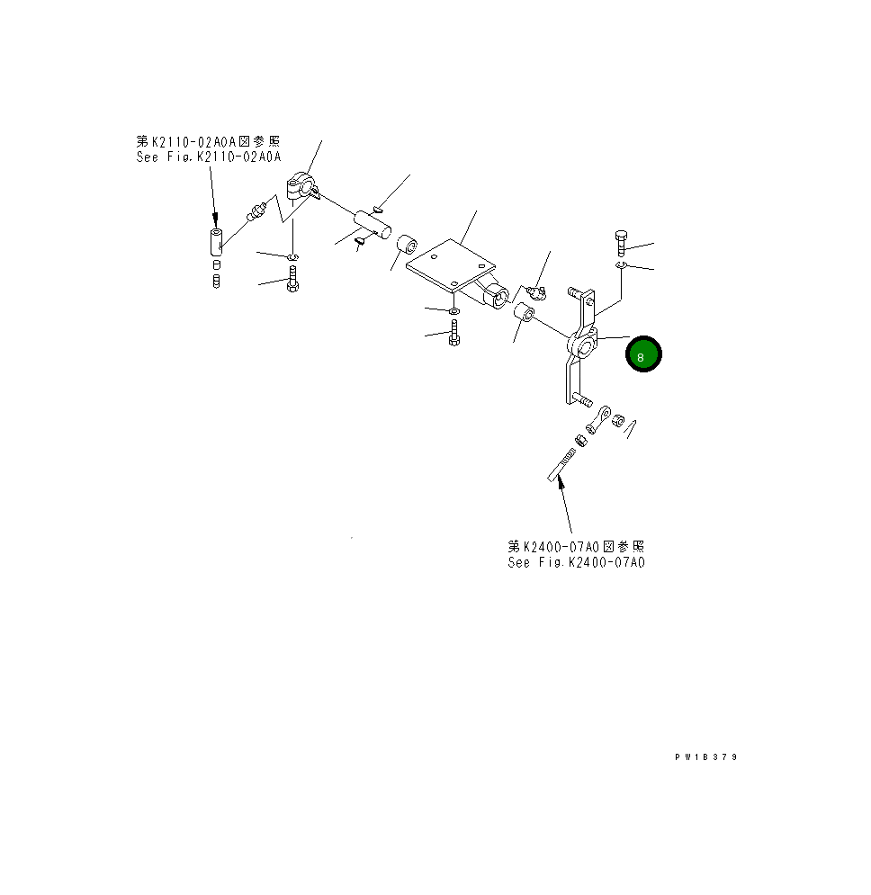 Рычаг 176-43-43161 Komatsu