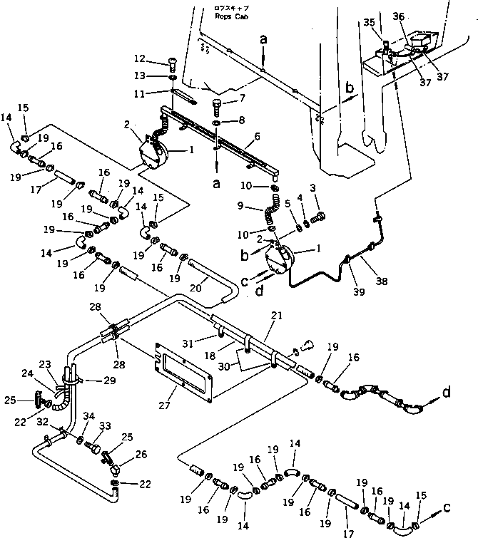 Крышка 13E-Z79-3450 Komatsu