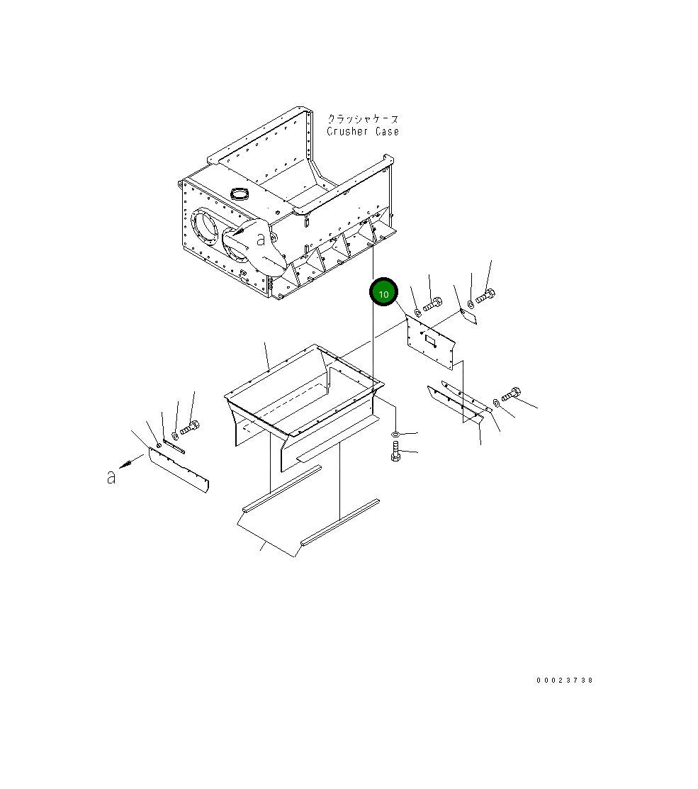 Крышка 8260-70-1221 Komatsu