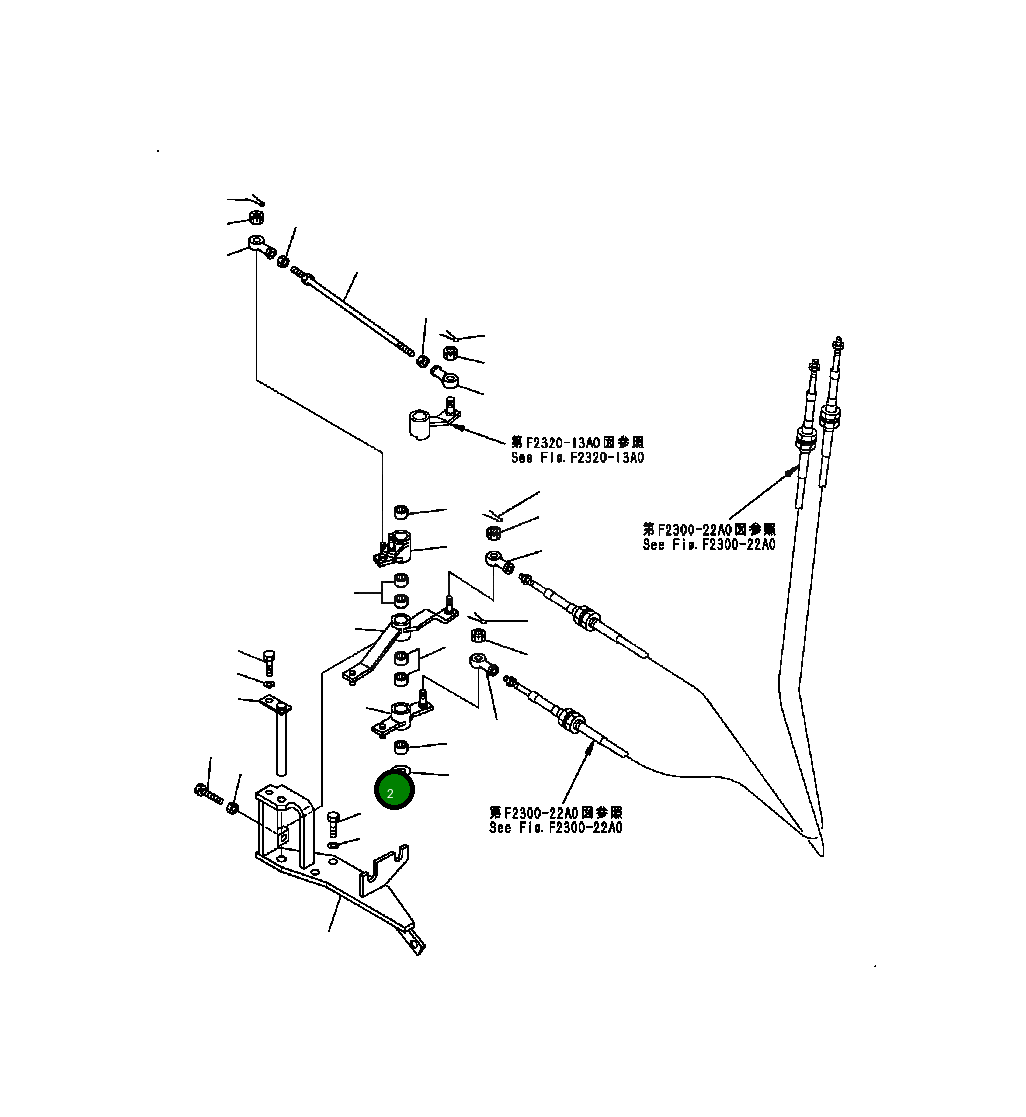 Рычаг 124-43-51211 Komatsu