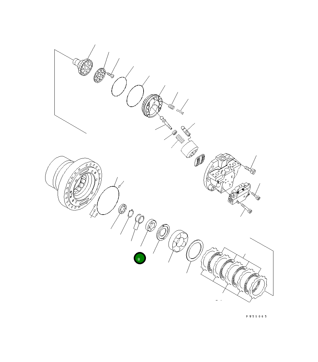 Подшипник 20T-26-71221 Komatsu