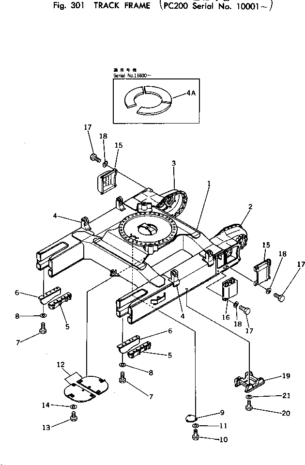 Крышка 205-30-67530 Komatsu
