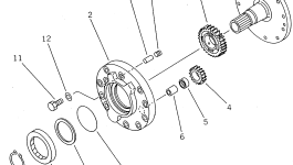 Вал DC7306005000 Komatsu