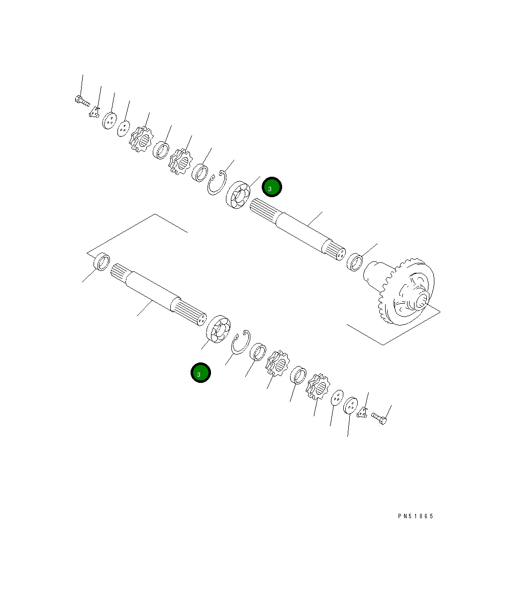 Подшипник 23D-22-12160 Komatsu