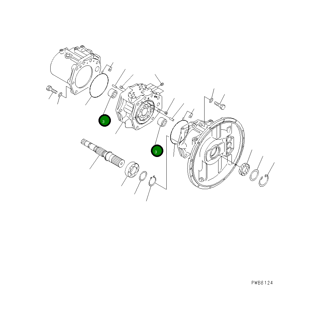 Подшипник 708-1H-12262 Komatsu