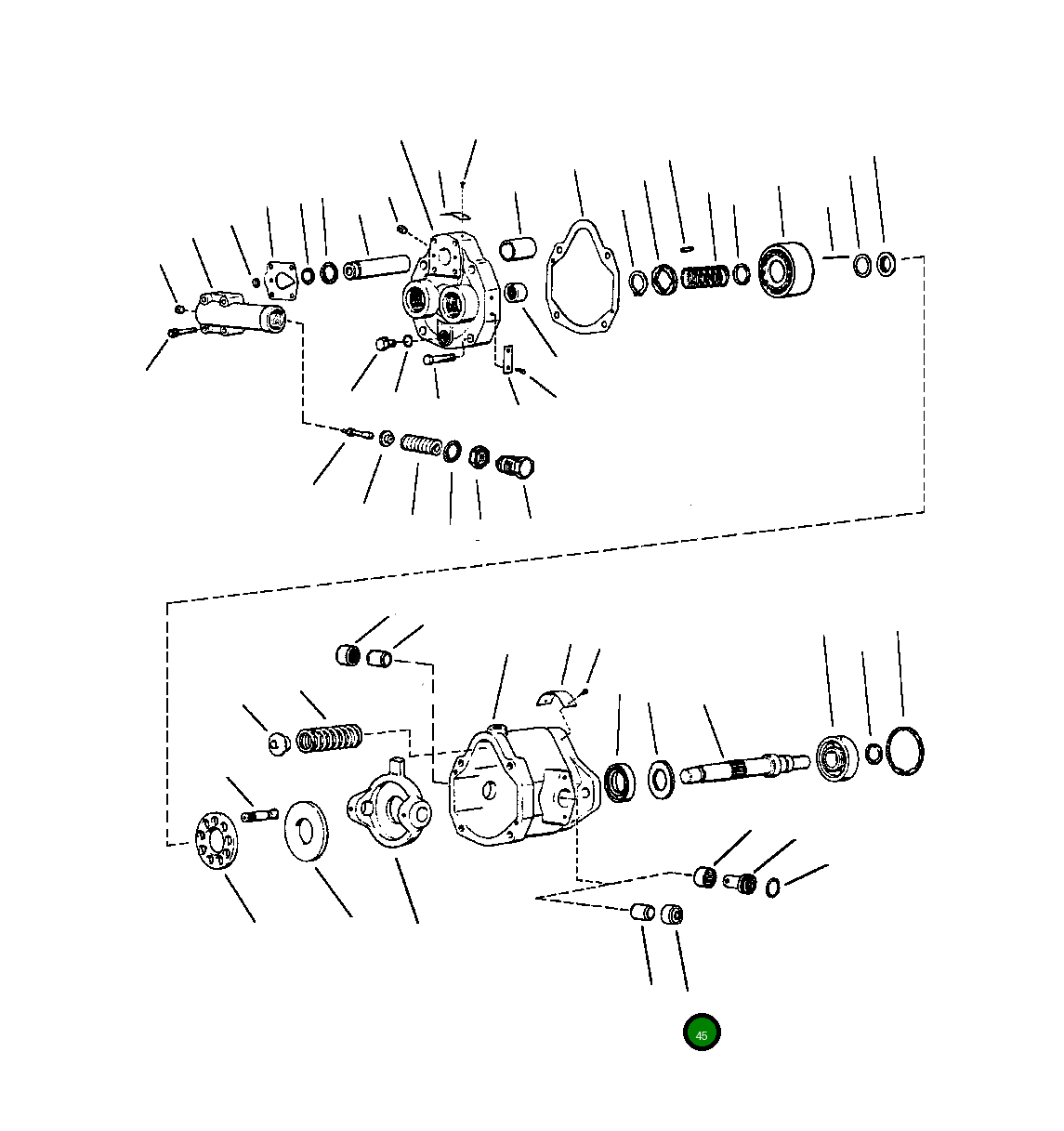 Подшипник 1270 909 H1 Komatsu